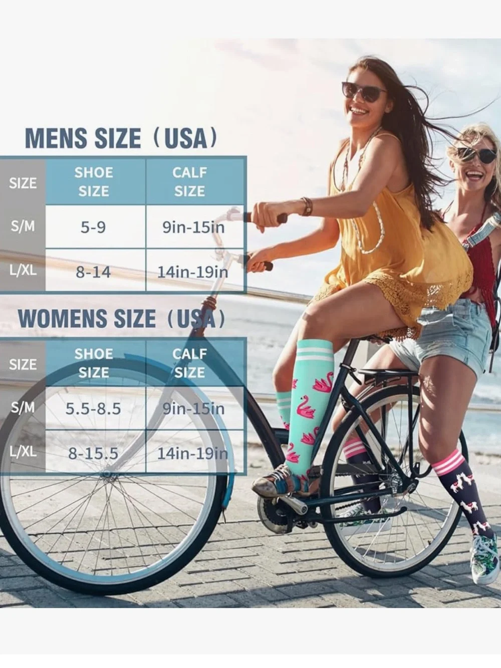 Women’s Knee-high Compression Socks | Set of 3 | #S35